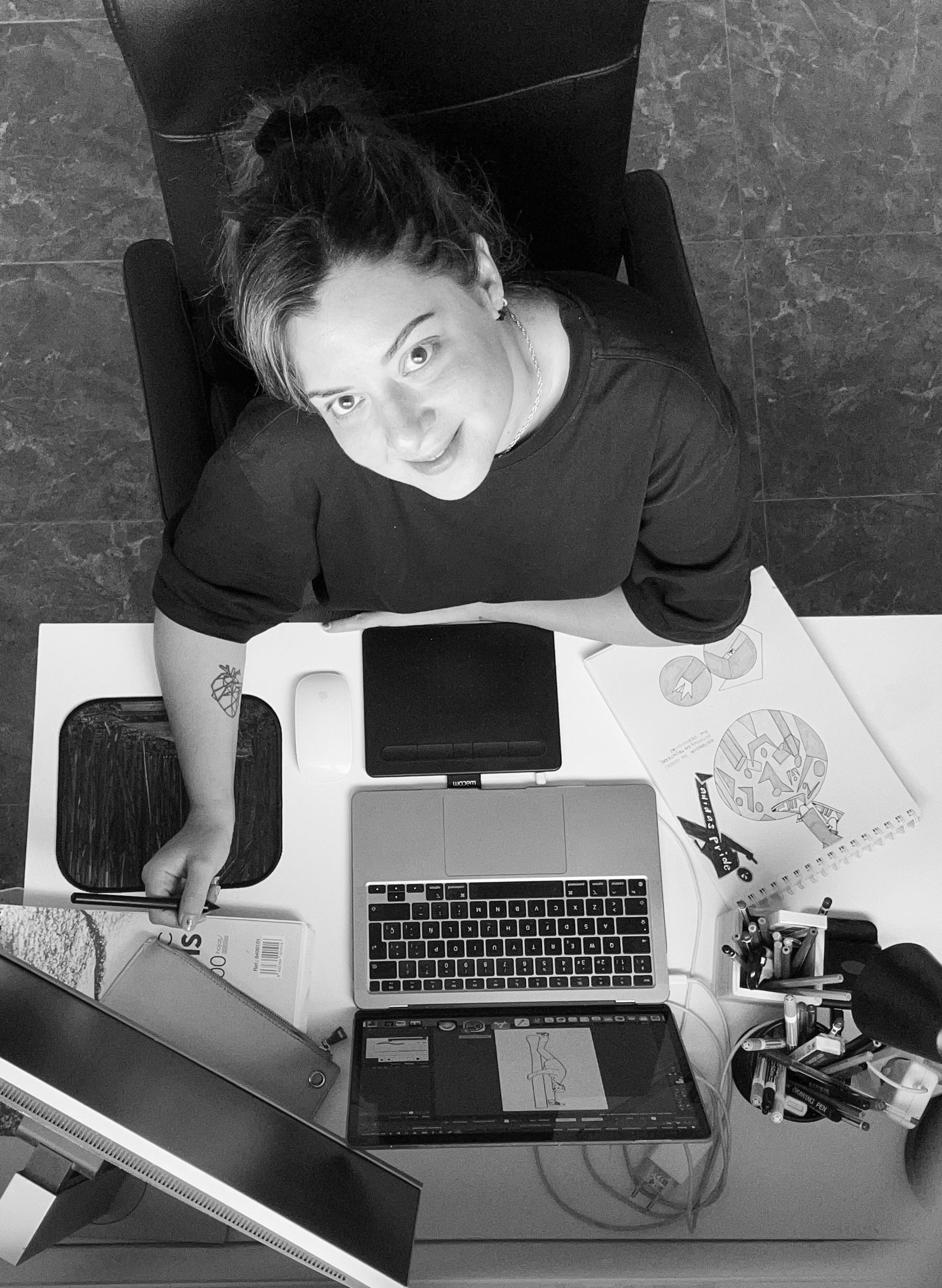 Cintia Bonino editorial illustrator in Barcelona